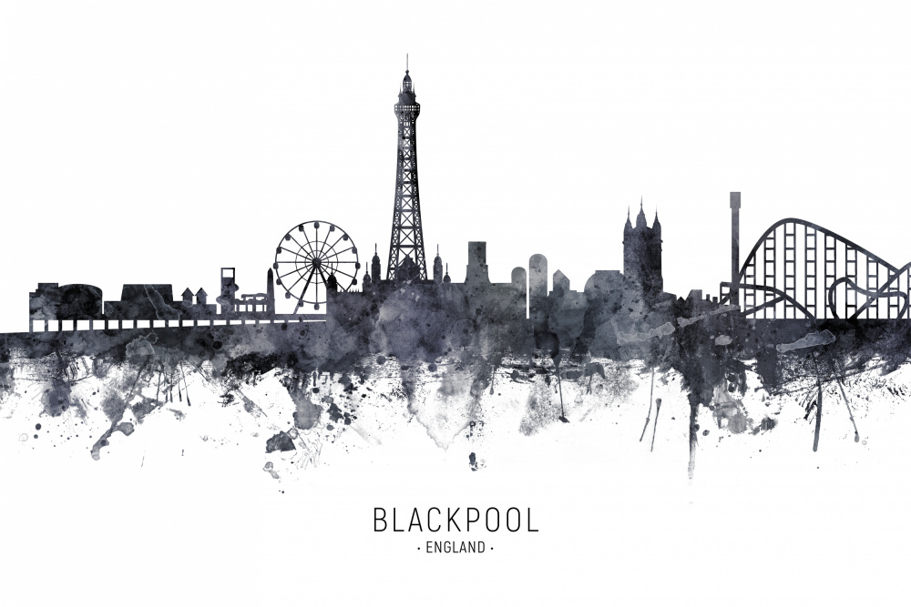 Blackpool England Skyline von Michael Tompsett