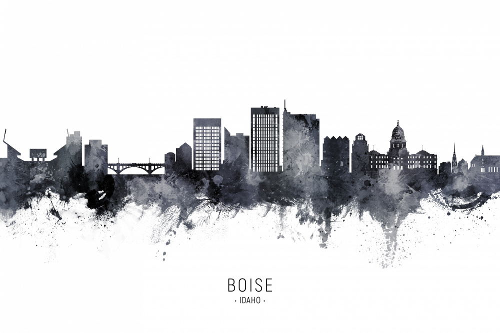 Boise Idaho Skyline von Michael Tompsett