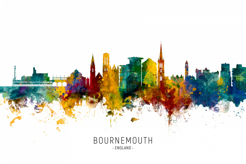 Bournemouth England Skyline von Michael Tompsett