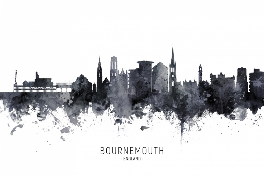 Bournemouth England Skyline von Michael Tompsett