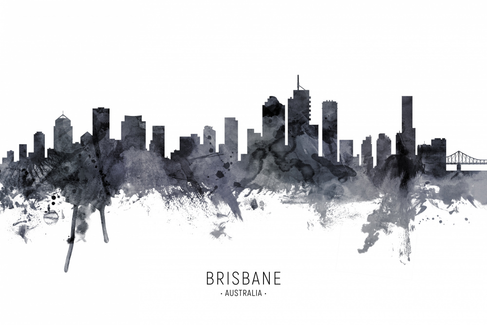 Brisbane Australia Skyline von Michael Tompsett