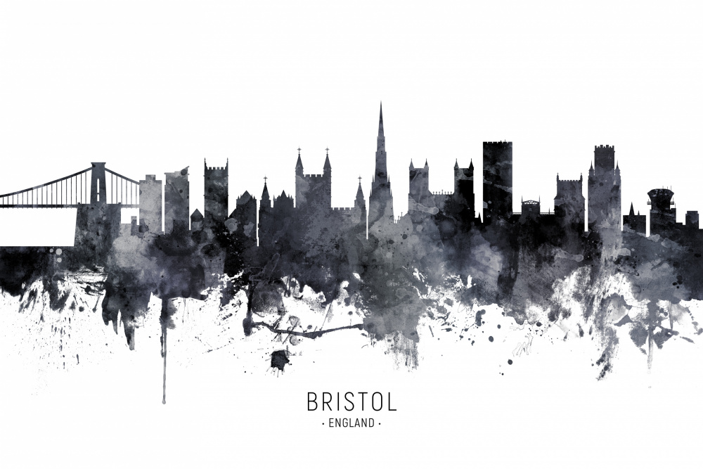 Bristol England Skyline von Michael Tompsett