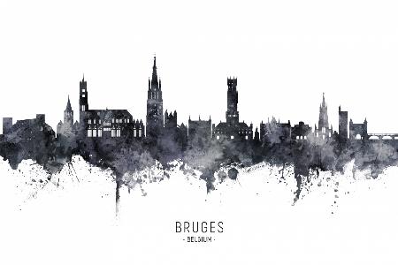 Bruges Belgium Skyline