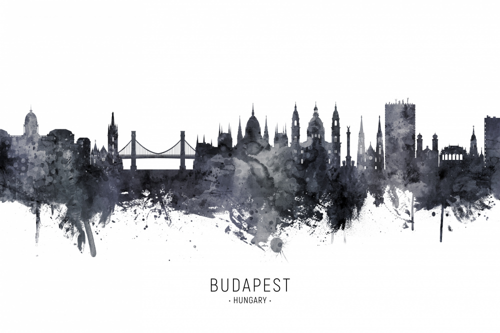 Budapest Hungary Skyline von Michael Tompsett