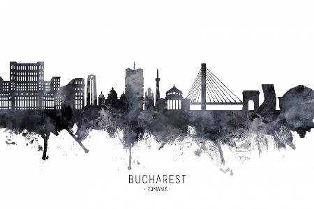 Bucharest Romania Skyline