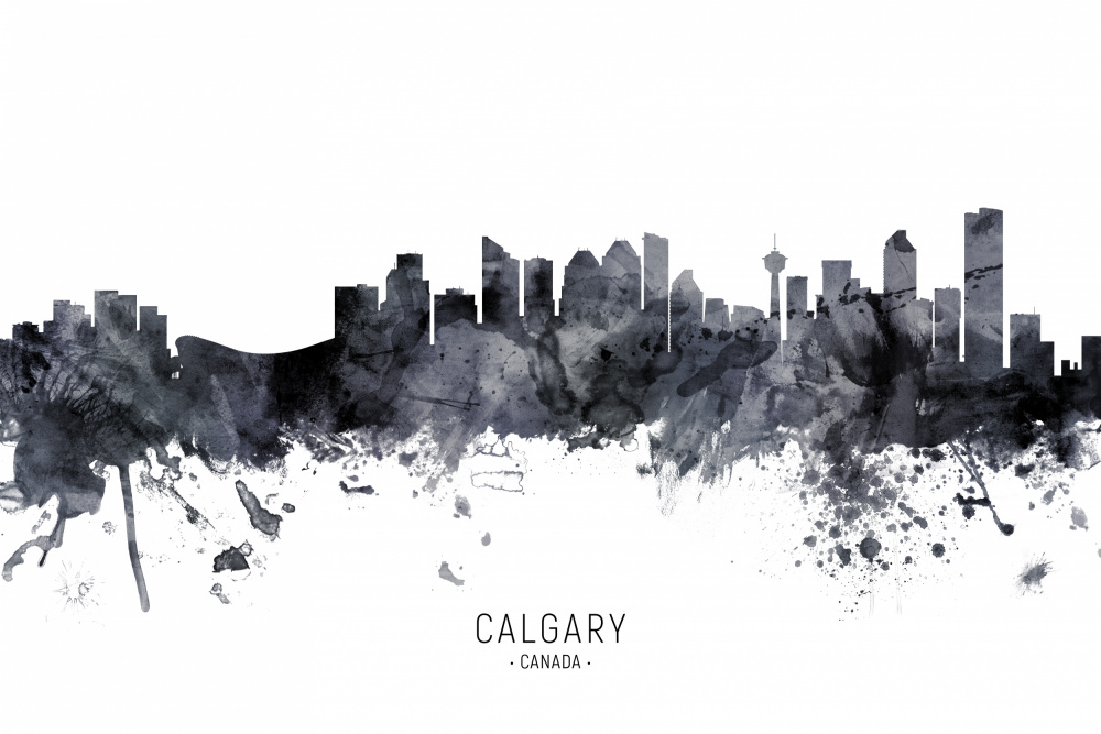 Calgary Canada Skyline von Michael Tompsett