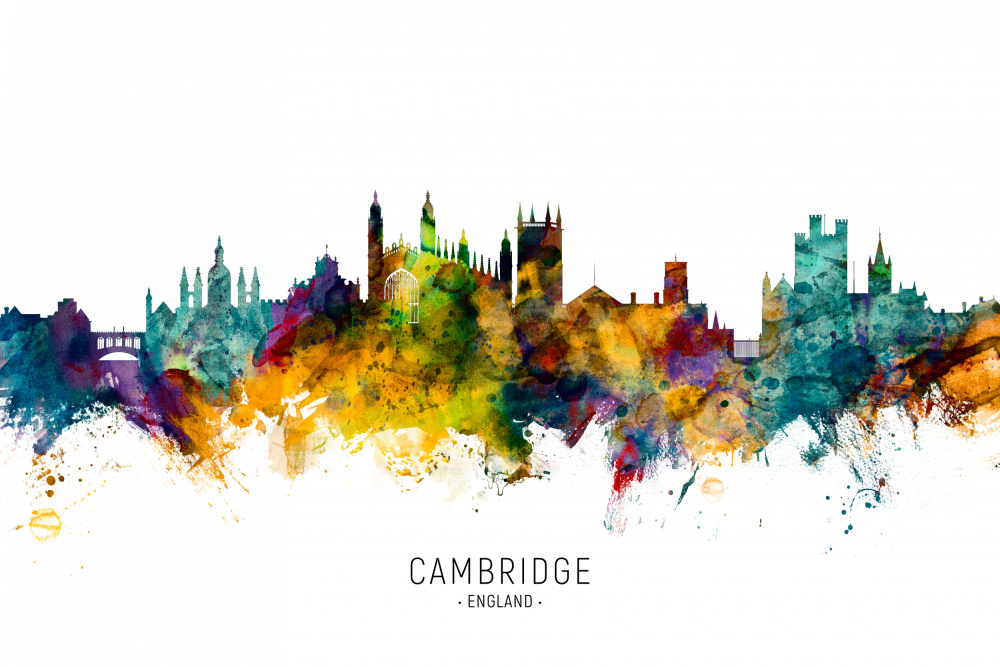 Cambridge England Skyline von Michael Tompsett