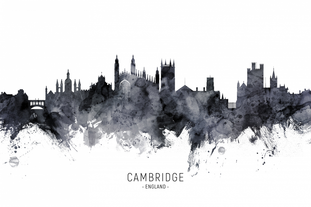 Cambridge England Skyline von Michael Tompsett