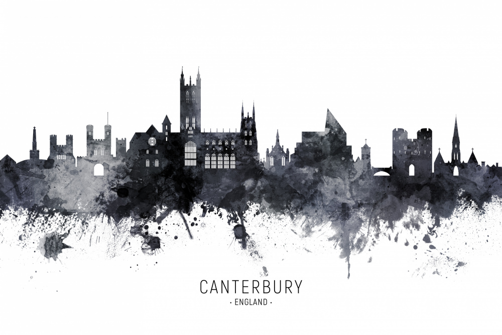 Canterbury England Skyline von Michael Tompsett