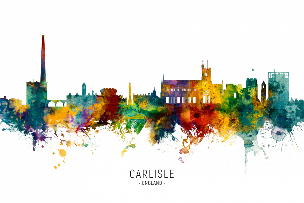 Carlisle England Skyline von Michael Tompsett