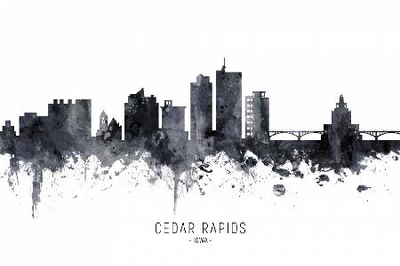 Cedar Rapids Iowa Skyline