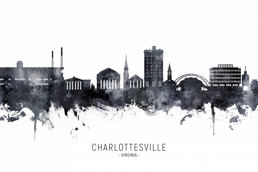 Charlottesville Virginia Skyline von Michael Tompsett