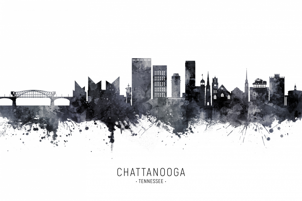 Chattanooga Tennessee Skyline von Michael Tompsett