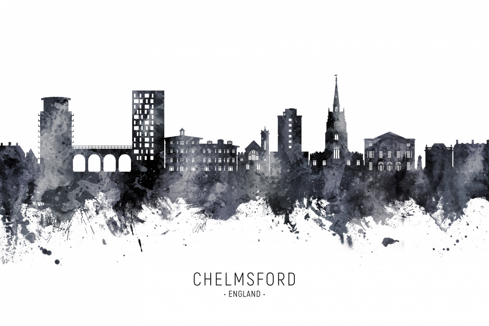 Chelmsford England Skyline von Michael Tompsett