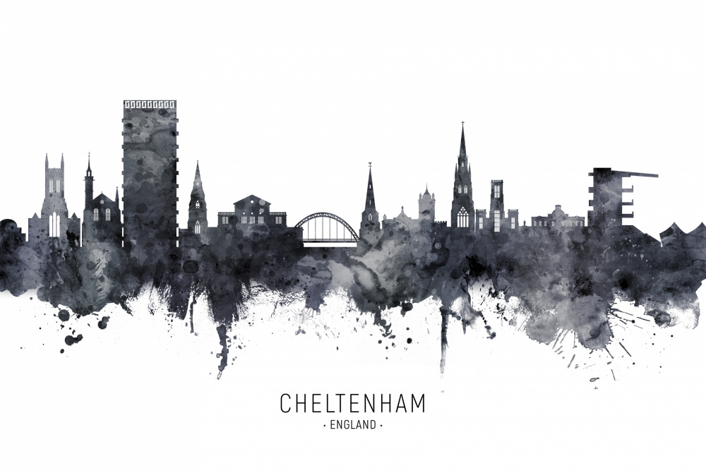 Cheltenham England Skyline von Michael Tompsett