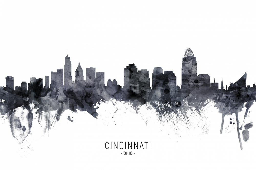 Cincinnati Ohio Skyline von Michael Tompsett