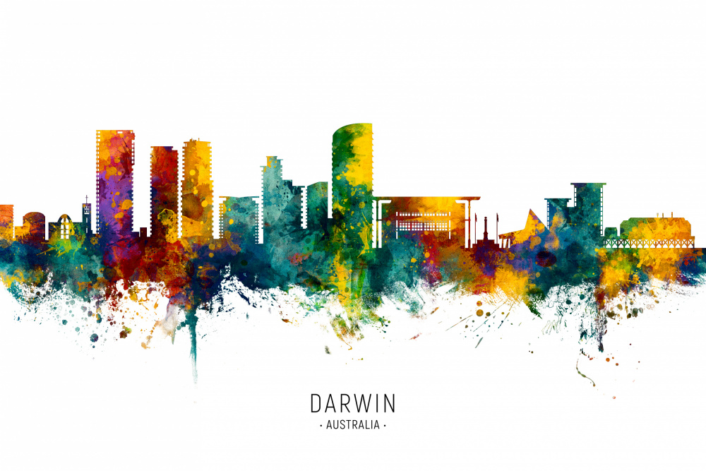 Darwin Australia Skyline von Michael Tompsett