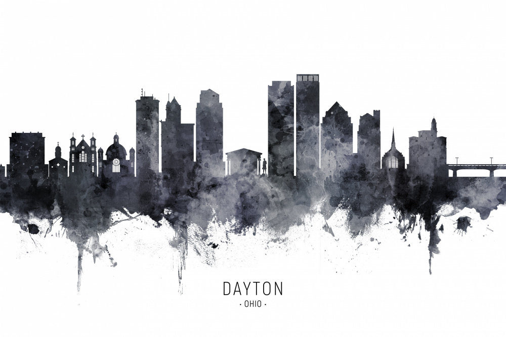 Dayton Ohio Skyline von Michael Tompsett