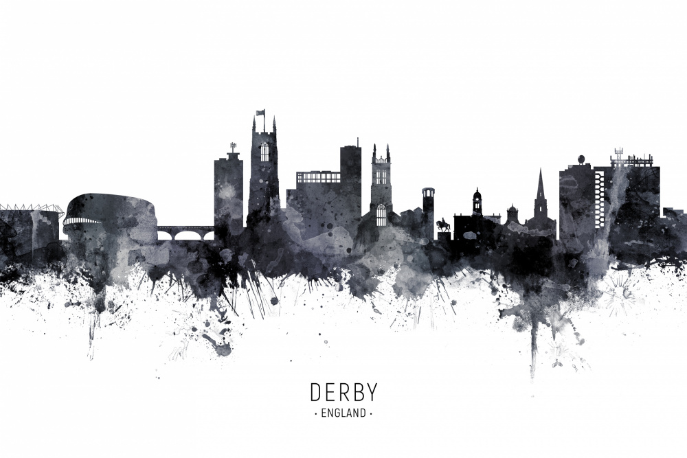 Derby England Skyline von Michael Tompsett