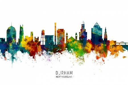 Durham North Carolina Skyline