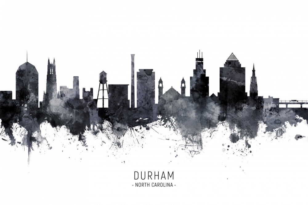 Durham North Carolina Skyline von Michael Tompsett