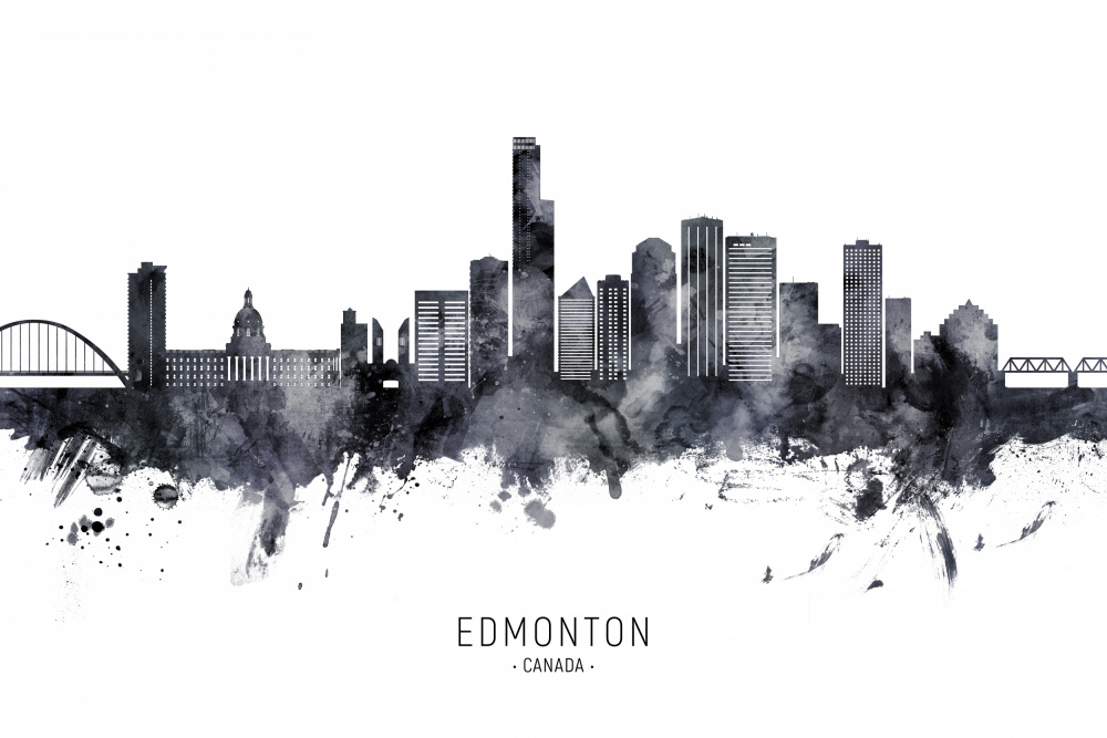 Edmonton Canada Skyline von Michael Tompsett