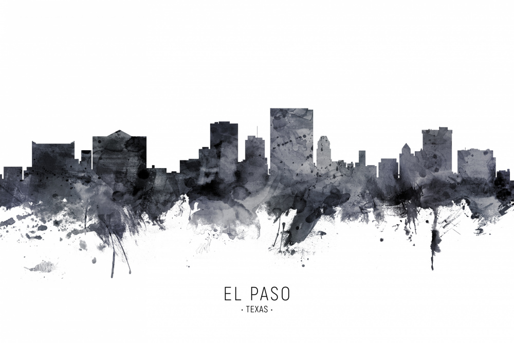 El Paso Texas Skyline von Michael Tompsett