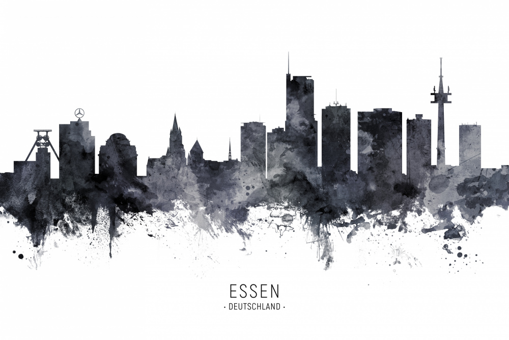 Essen Germany Skyline von Michael Tompsett