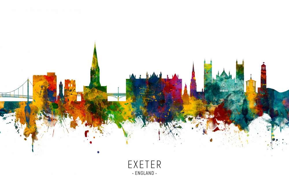 Exeter England Skyline von Michael Tompsett