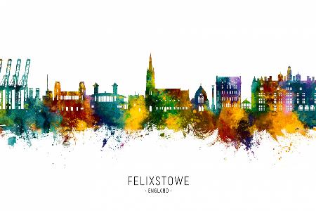 Felixstowe England Skyline