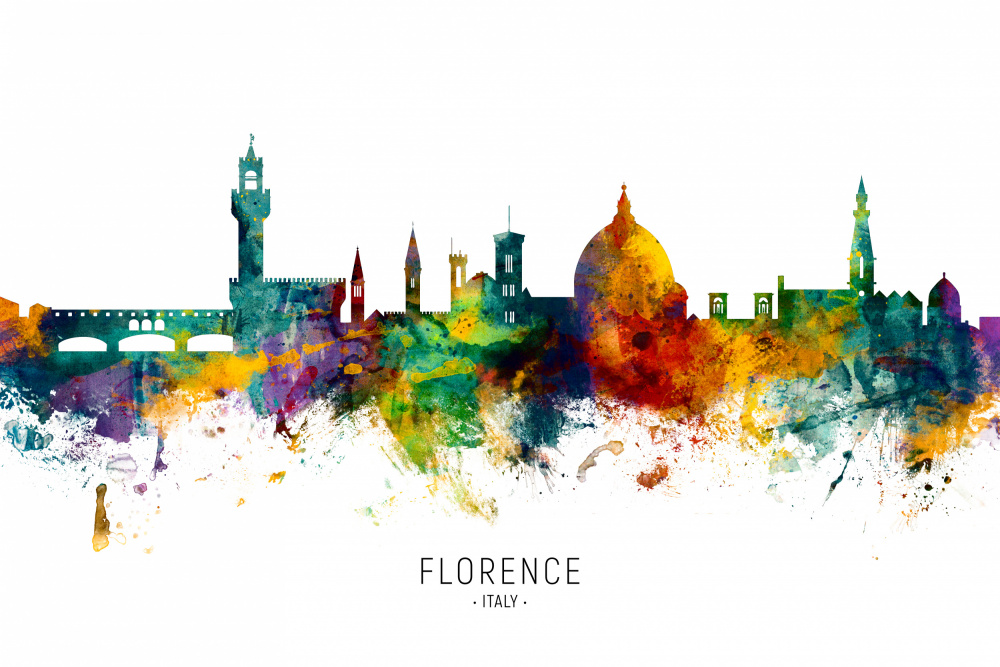 Florence Italy Skyline von Michael Tompsett