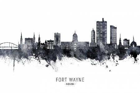 Fort Wayne Indiana Skyline