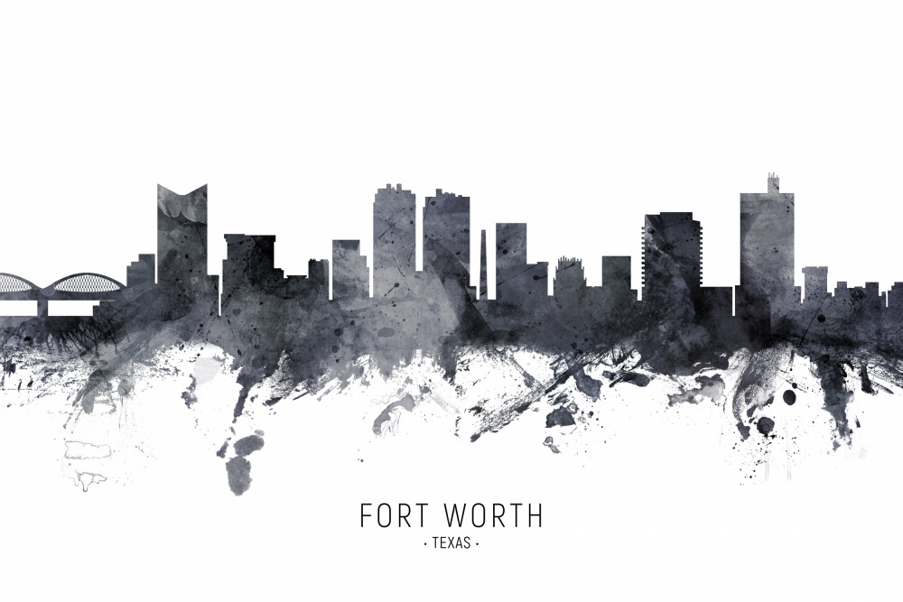 Fort Worth Texas Skyline von Michael Tompsett