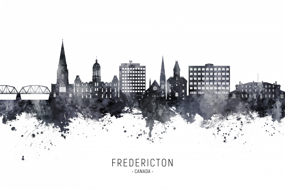 Fredericton Canada Skyline von Michael Tompsett