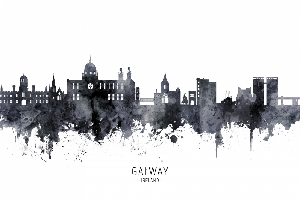 Galway Ireland Skyline von Michael Tompsett