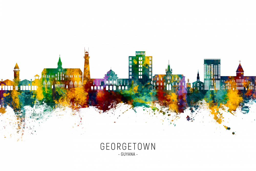 Georgetown Guyana Skyline von Michael Tompsett