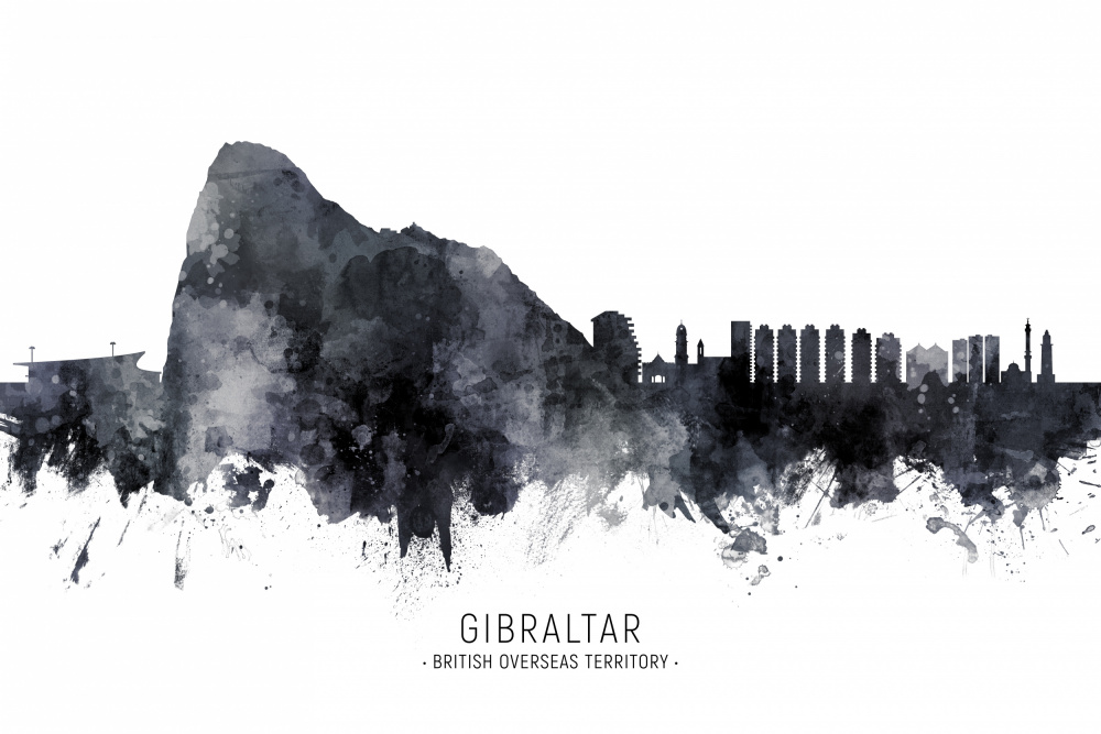 Gibraltar Skyline von Michael Tompsett