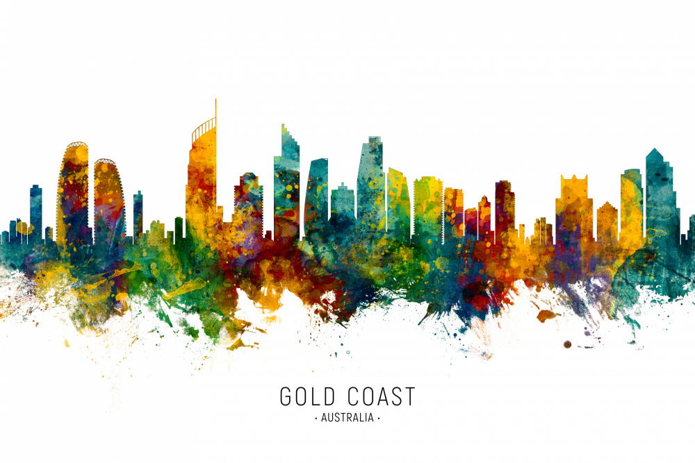 Gold Coast Australia Skyline von Michael Tompsett