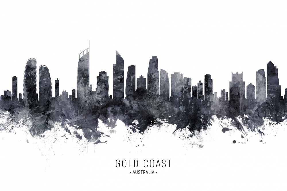 Gold Coast Australia Skyline von Michael Tompsett