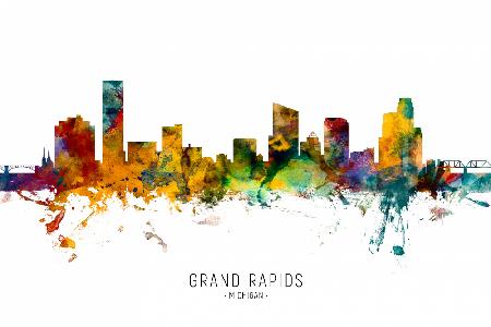 Grand Rapids Michigan Skyline