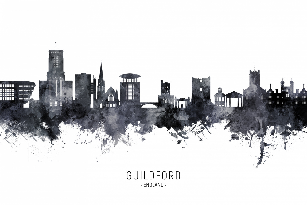 Guildford England Skyline von Michael Tompsett