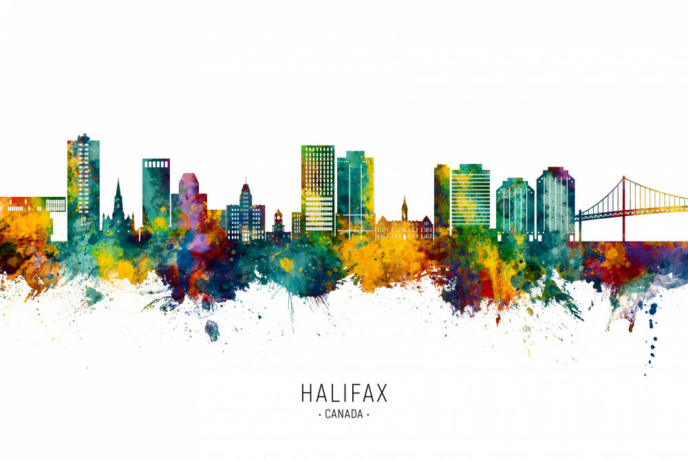 Halifax Canada Skyline von Michael Tompsett