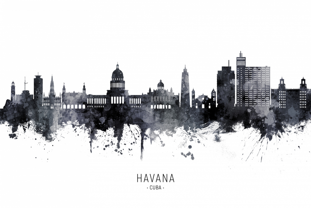 Havana Cuba Skyline von Michael Tompsett