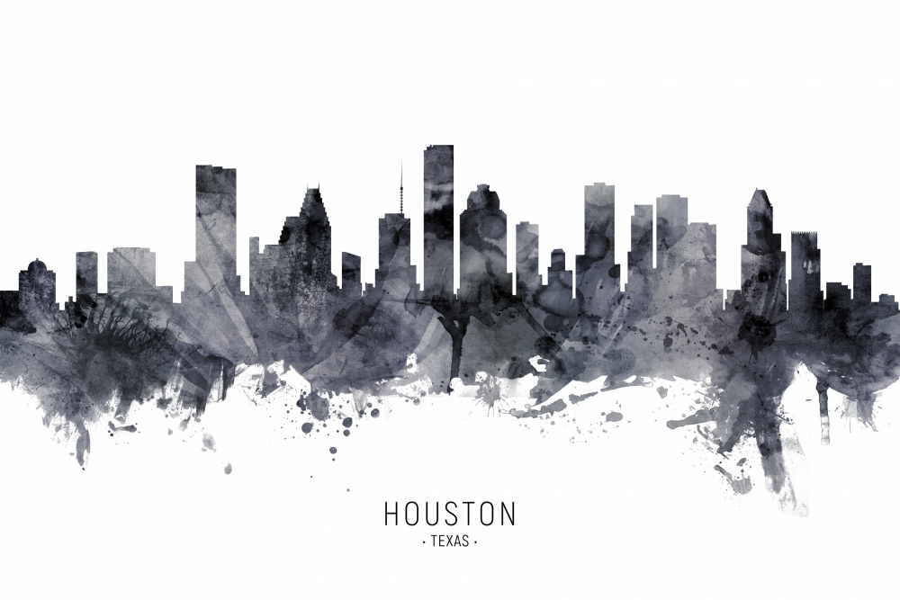 Houston Texas Skyline von Michael Tompsett