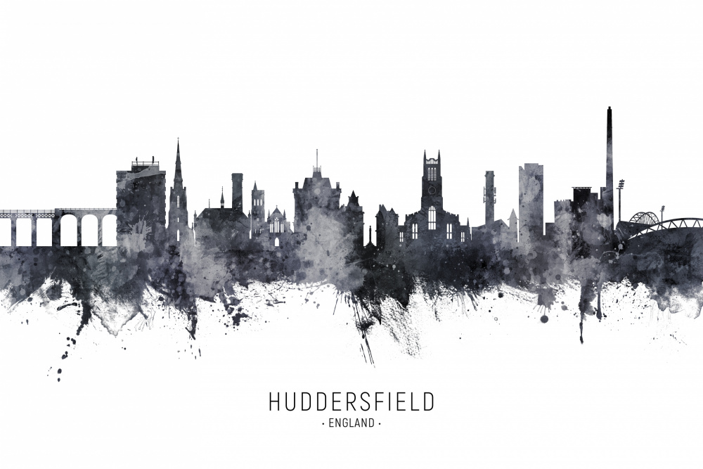 Huddersfield England Skyline von Michael Tompsett