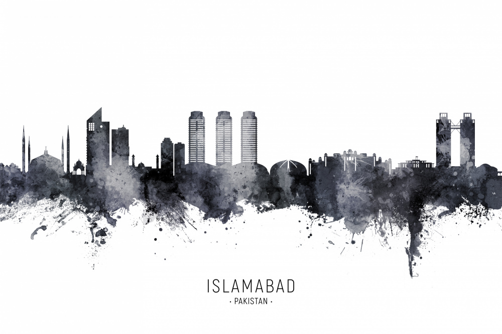 Islamabad Pakistan Skyline von Michael Tompsett