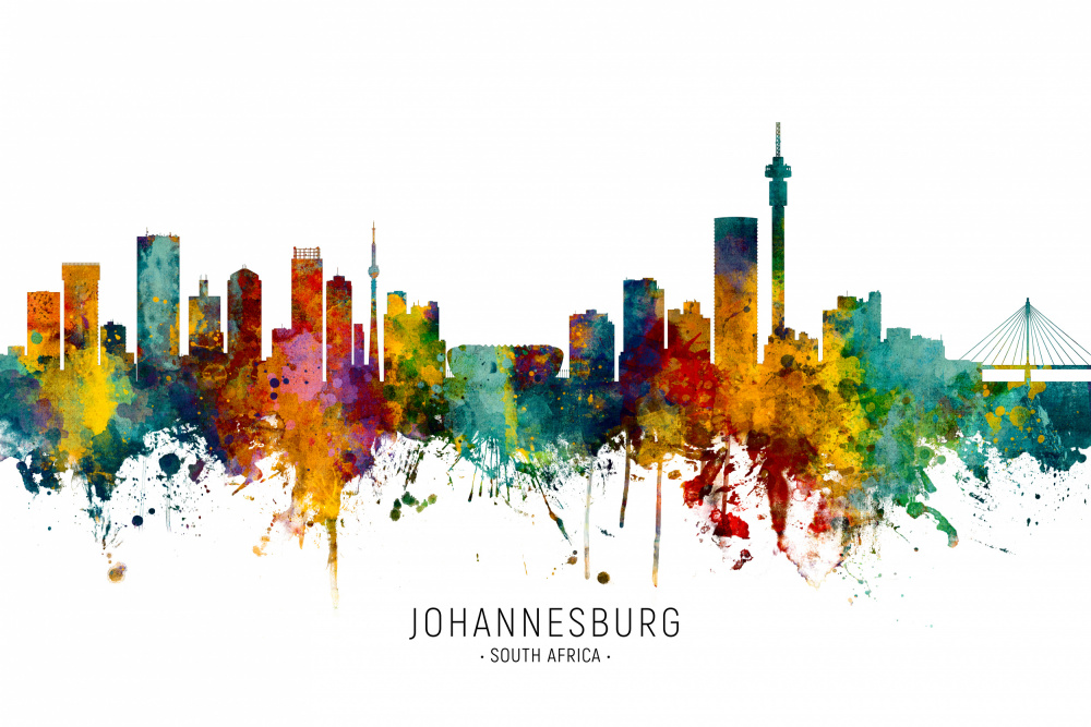 Johannesburg South Africa Skyline von Michael Tompsett