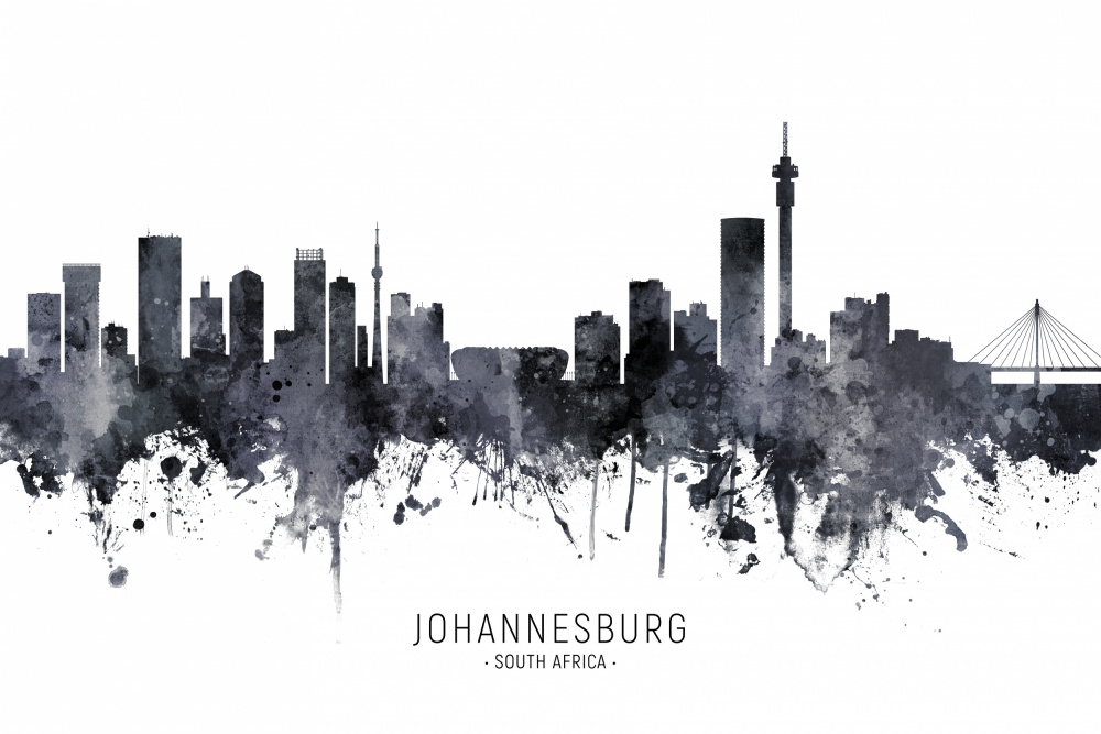 Johannesburg South Africa Skyline von Michael Tompsett