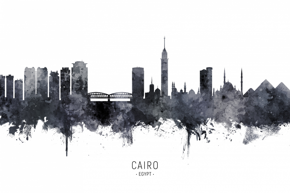 Cairo Egypt Skyline von Michael Tompsett