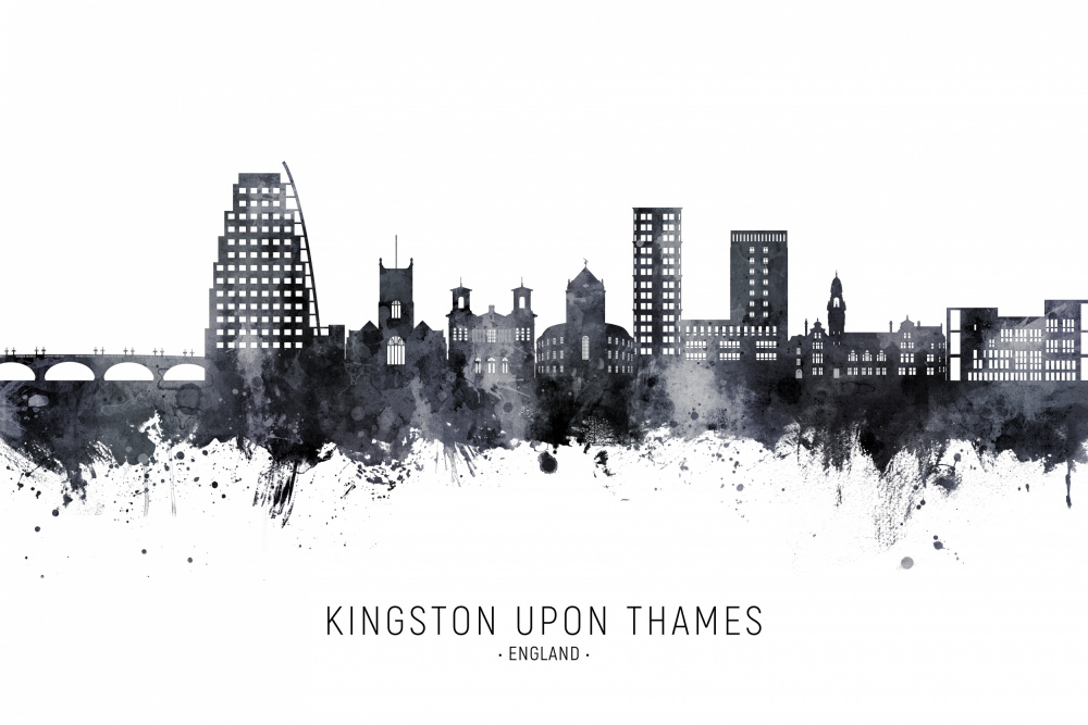 Kingston upon Thames England Skyline von Michael Tompsett